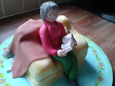 Armchair Birthday Cake - Cake by Kathryn Clarke