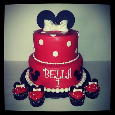 Minnie Mouse Cake - Cake by For the Love of Cake
