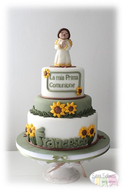 Thun cake for Francesco's first communion - Cake by Sara Solimes Party solutions