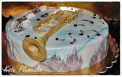 Trumpet cake - Cake by Kate Plumcake