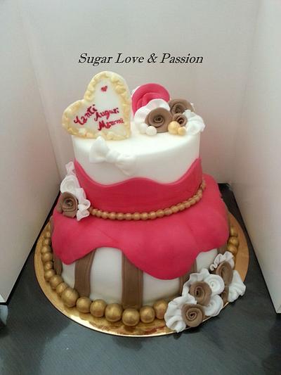 Mother's day glamour - Cake by Mary Ciaramella (Sugar Love & Passion)