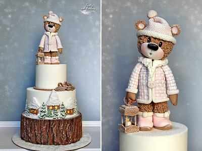 Winter Bear - Cake by Lorna