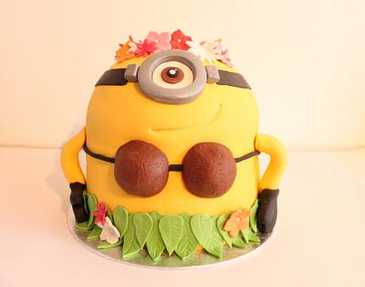 "hawai" minion - Cake by cakemadness