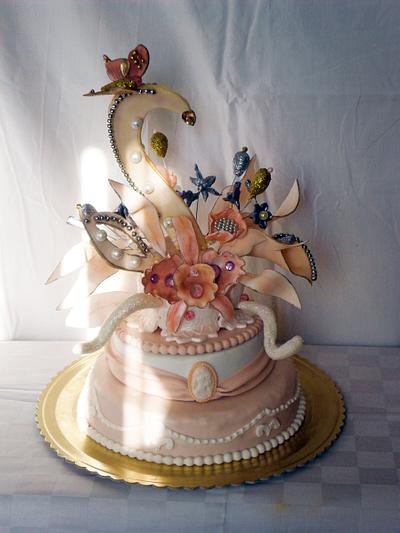 jewels orchid - Cake by cristinacakes
