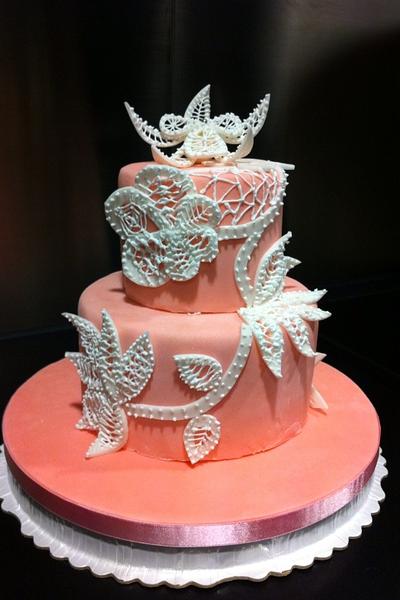 Lace cake - Cake by R.W. Cakes