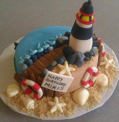 Lighthouse Cake for Miki - Cake by Carrie
