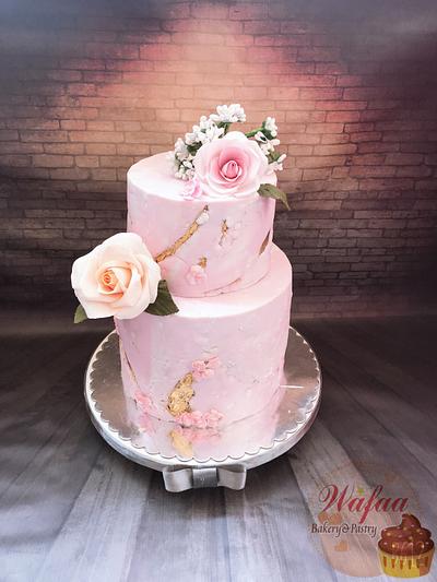 Wedding cake - Cake by Wafaa mahmoud