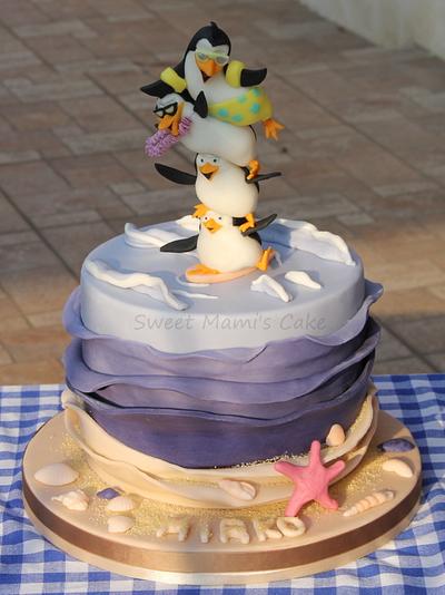 Penguins of Madagascar Cake - Cake by Sweet Mami's Cake