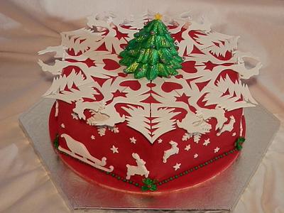 Snow Flake - Cake by Audra