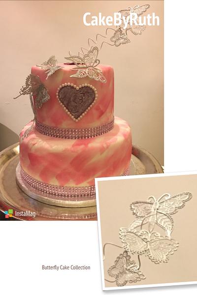 Simple Elegant Butterfly Cake - Cake by Ruth L.