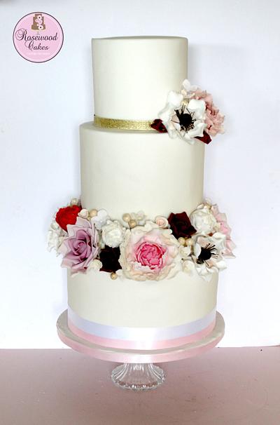 Winter Florals - Cake by Rosewood Cakes