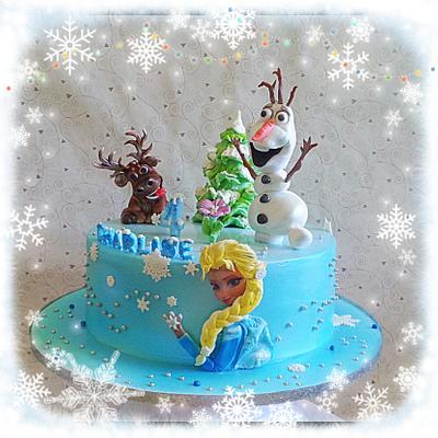 Frozen - Cake by The Custom Piece of Cake