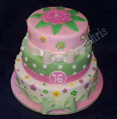Sweet 16 - Cake by Creative Cakes by Chris