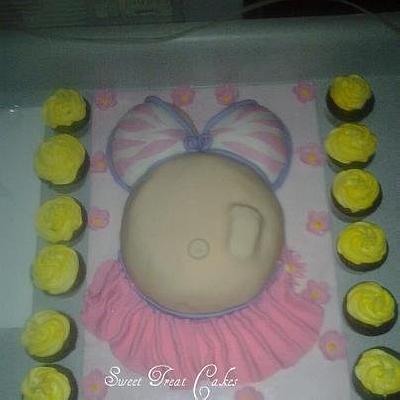 Baby Shower cake - Cake by sweettreatcakes