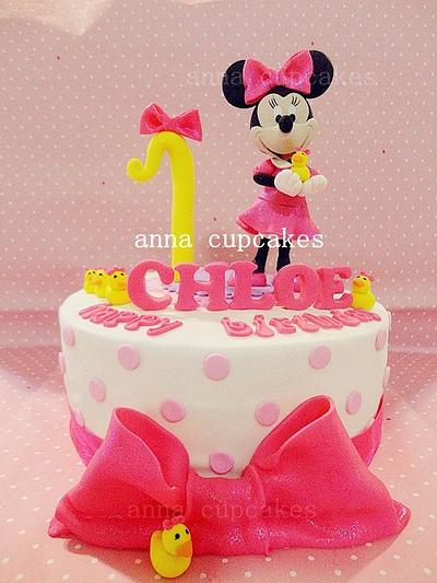 minnie mouse cake - Cake by annacupcakes