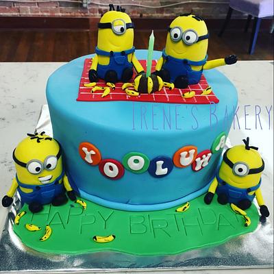 Minions birthday party - Cake by Irene's bakery