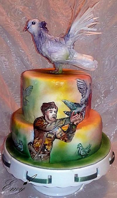 Dove Cake :)  - Cake by EmyCakeDesign