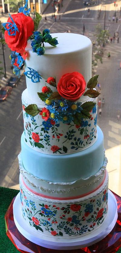Wedding Cake - Cake by Sugar Linings