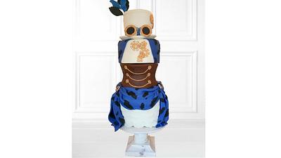 Couture Cakers International Collaboration-Steampunk Cake - Cake by Miss Trendy Treats