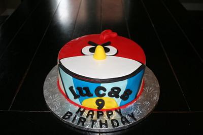 Angry Bird Cake - Cake by Pams party cakes