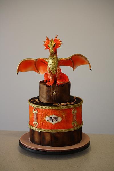 Dragon cake  - Cake by Bistra Dean 