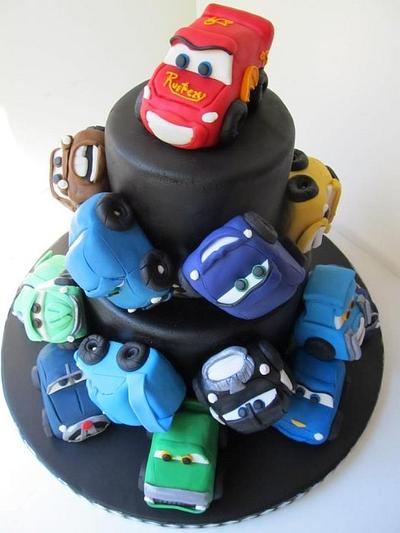 Cars 2nd birthday cake - Cake by Denise Frenette 