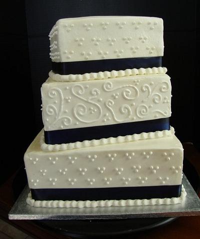 Wedding Cake - Cake by SongbirdSweets