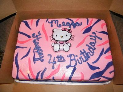 Miss Kitty goes wild! - Cake by Christa