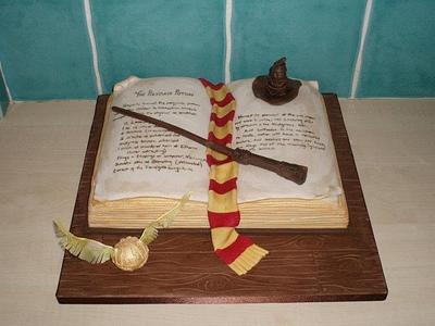 Harry Potter spell book - Cake by Netty