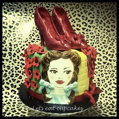 Ruby slippers  - Cake by Allison Henry 