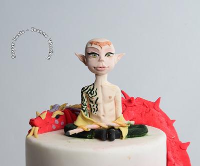 elf cake topper!! - Cake by Joanna Vlachou