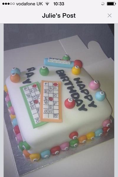 Bingo cake - Cake by Julie Anderson