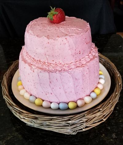 Easter Strawberry - Cake by Guppy