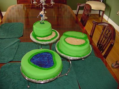 Golf Course - Cake by horsecountrycakes