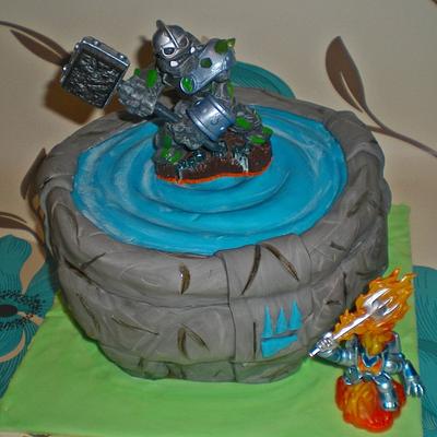 skylander's portal  - Cake by Time for Tiffin 