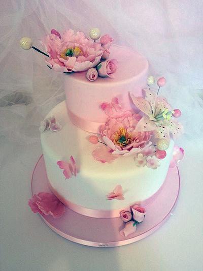 Flower Cake - Cake by manuela scala