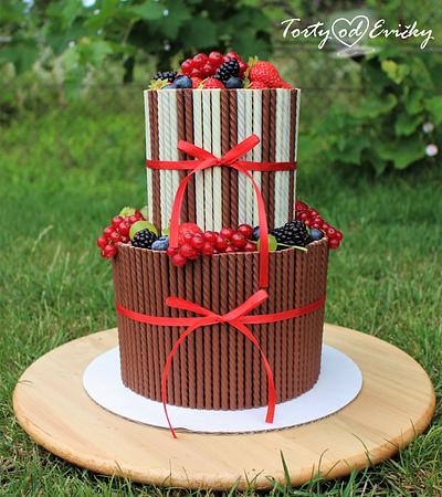 Choco sticks - Cake by Cakes by Evička
