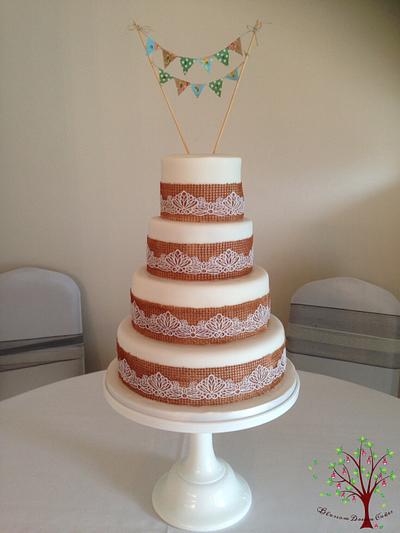 Rustic wedding - Cake by Blossom Dream Cakes - Angela Morris