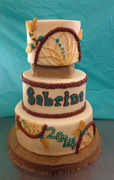 Dream catcher cake - Cake by Cake Waco