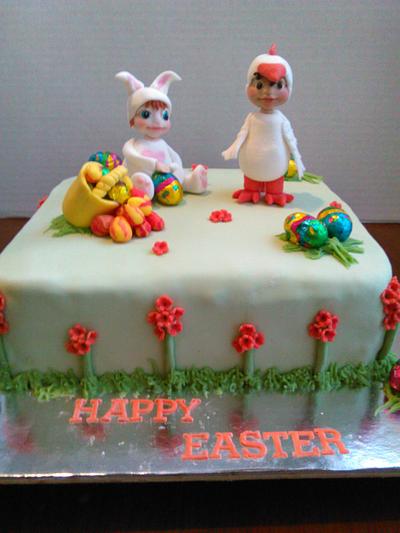 Easter Babies - Cake by Bev Jones