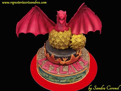 red dragon cake - Cake by sandra coronel
