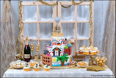 New year's eve sweet table - Cake by Esperimenti di Zucchero