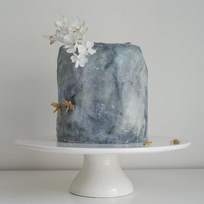 Stone textured cake  - Cake by Nicola Gerrans 