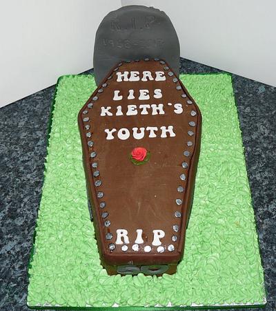 Coffin cake  - Cake by Krazy Kupcakes 