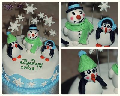 winter cake! - Cake by Nataly Cake