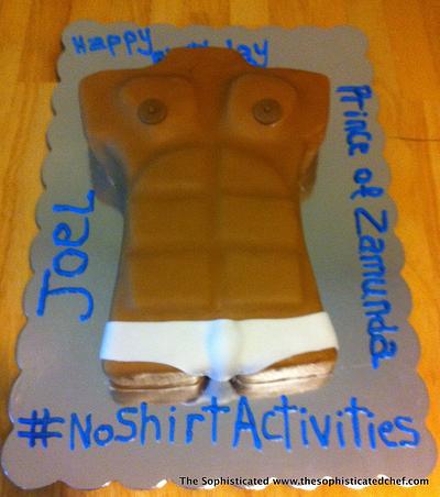 Male abs cake - Cake by Sophisticated
