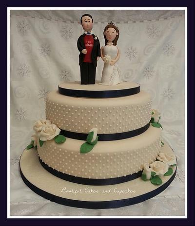 ivory wedding cake - Cake by bootifulcakes