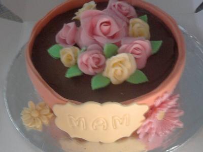 plant pot - Cake by helenlouise