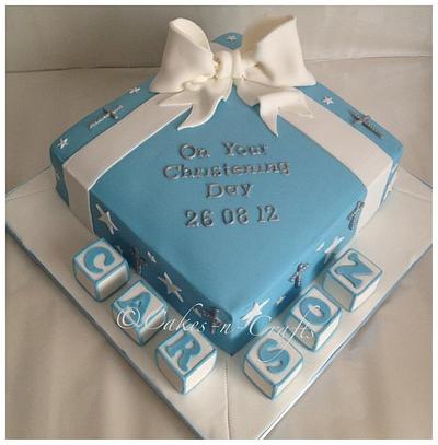 parcel christening cake - Cake by June milne