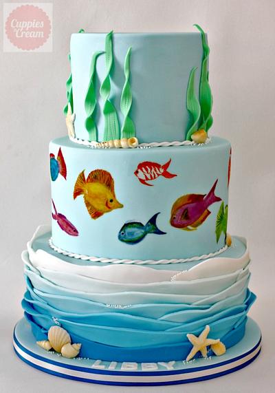 Just keep swimming... - Cake by Natalie Dickinson 
